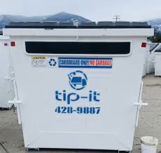 Tipit Kootenays bin for cardboard